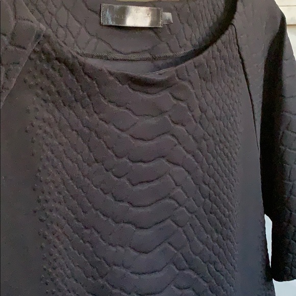 Sally Lapointe snake skin black jersey t-shirt sz4 - Picture 5 of 7